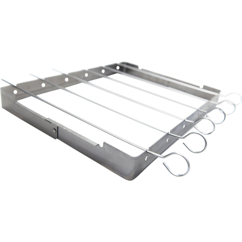 GrillPro Stainless Steel Kebab Grill Rack with Skewers