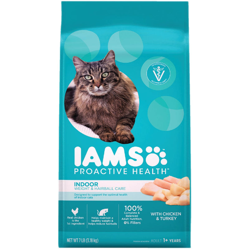 Iams Proactive Health Weight & Hairball Care 7 Lb. Chicken & Turkey Flavor Adult Dry Cat Food