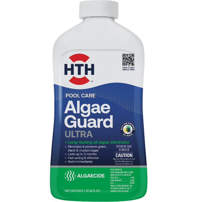 HTH Pool Care Algae Guard Ultra+ 32 Oz. Liquid Algae Control