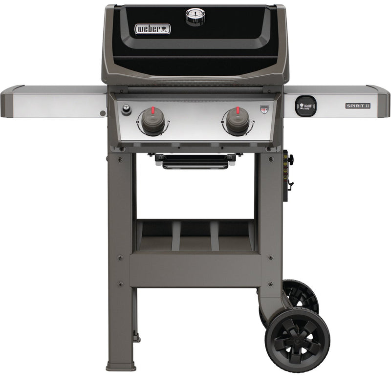 Weber Spirit II E-210 2-Burner Liquid Propane Gas Grill, Black