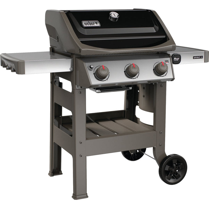 Weber Spirit II E-310 3-Burner Liquid Propane Gas Grill, Black