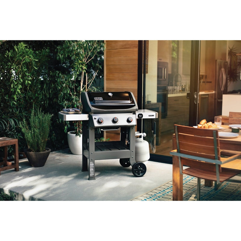 Weber Spirit II E-310 3-Burner Liquid Propane Gas Grill, Black