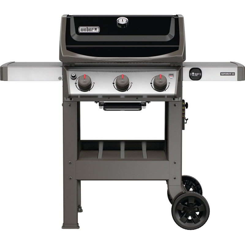 Weber Spirit II E-310 3-Burner Liquid Propane Gas Grill, Black