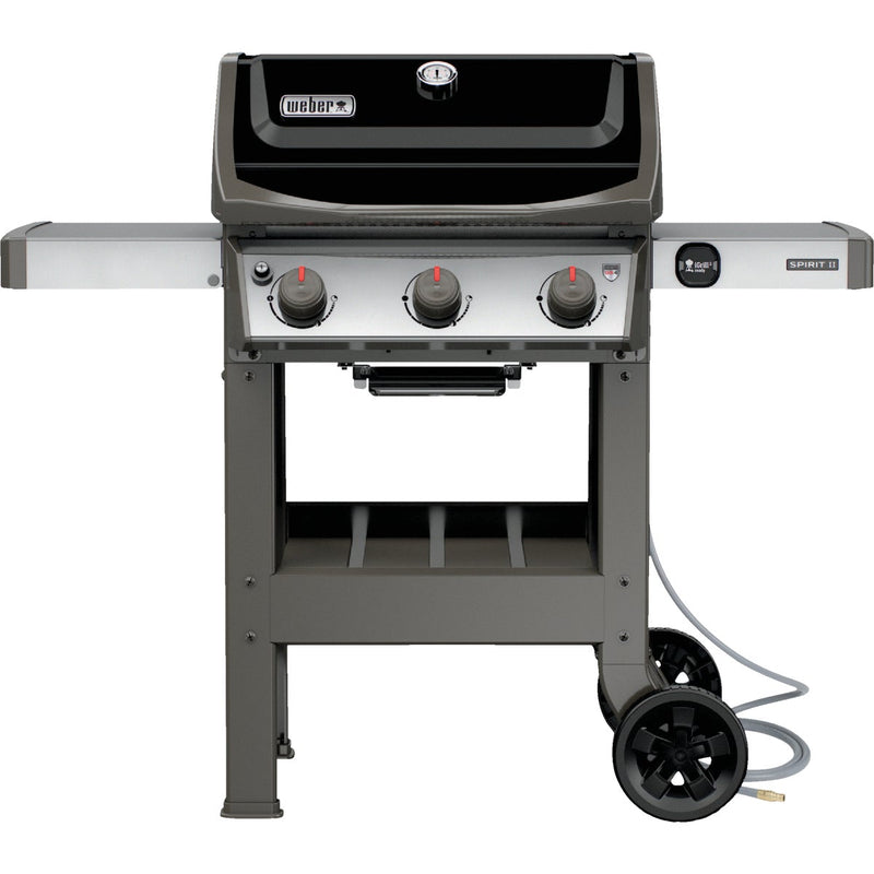 Weber Spirit II E-310 3-Burner Natural Gas Grill, Black