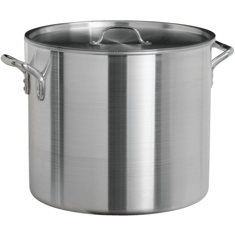 Fleur De Lis 80 Qt. Aluminum Stockpot, with 60 Qt. Strainer Basket