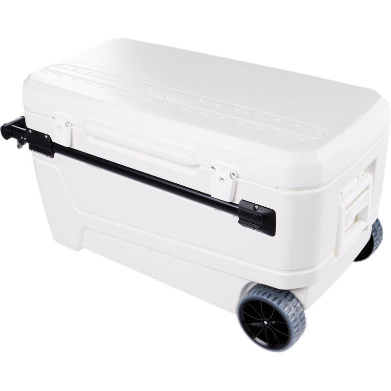 Igloo Glide Pro 110 Qt. 2-Wheeled Cooler, White