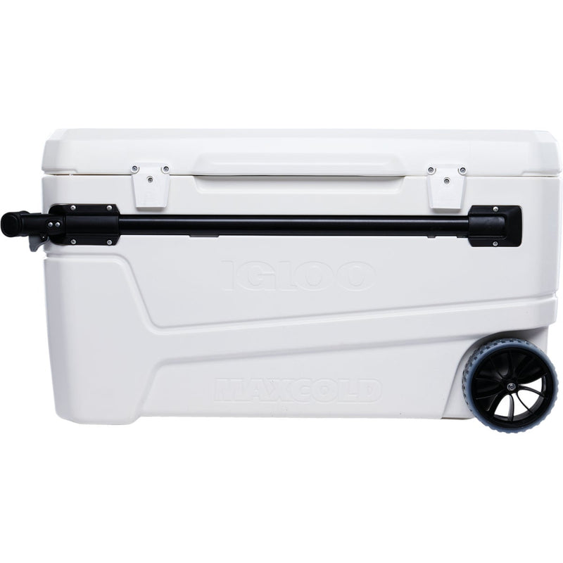 Igloo Glide Pro 110 Qt. 2-Wheeled Cooler, White