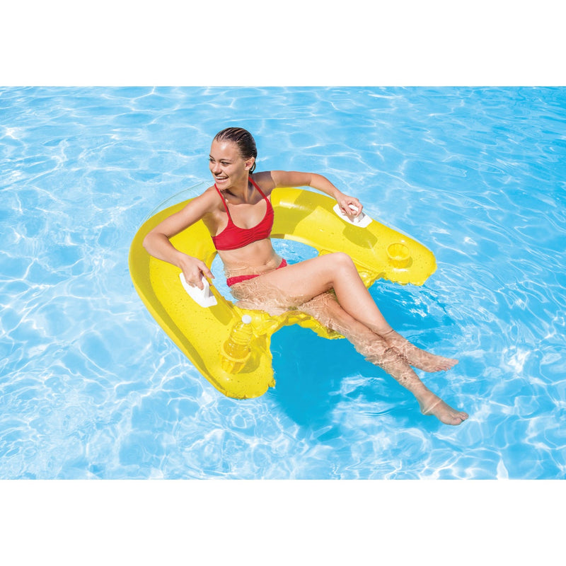 Intex Sit N Float 60 In. x 39 In. Floating Lounge Chair