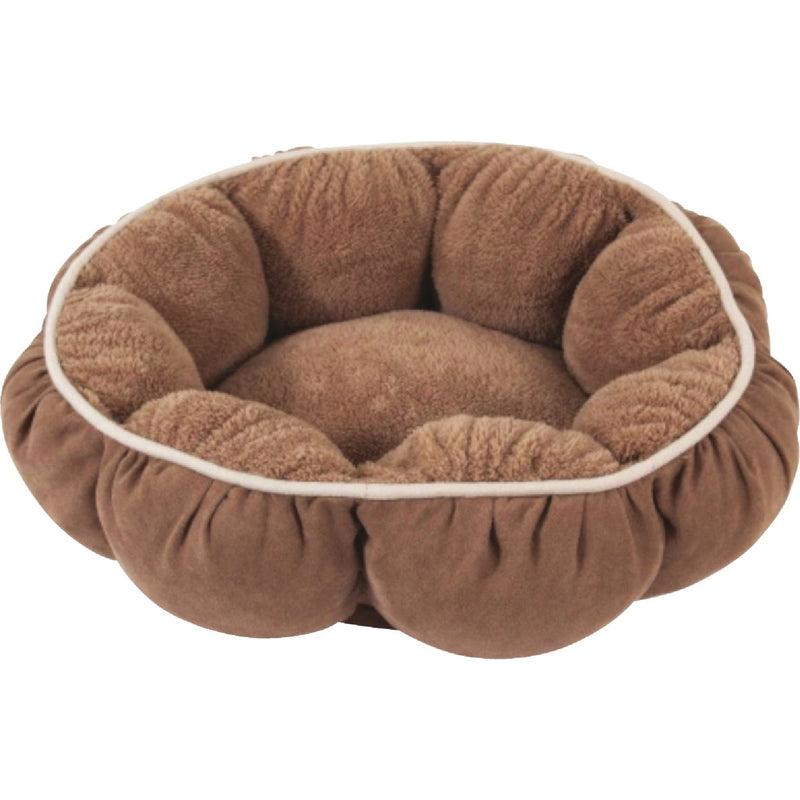 Petmate Aspen Pet 18 In. Round Recycled Polyester Fiber Dog Bed