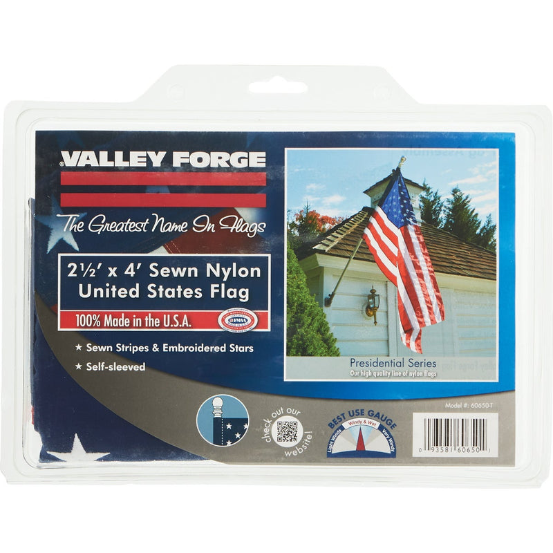 Valley Forge 2.5 Ft. x 4 Ft. Nylon Presidential Series American Flag