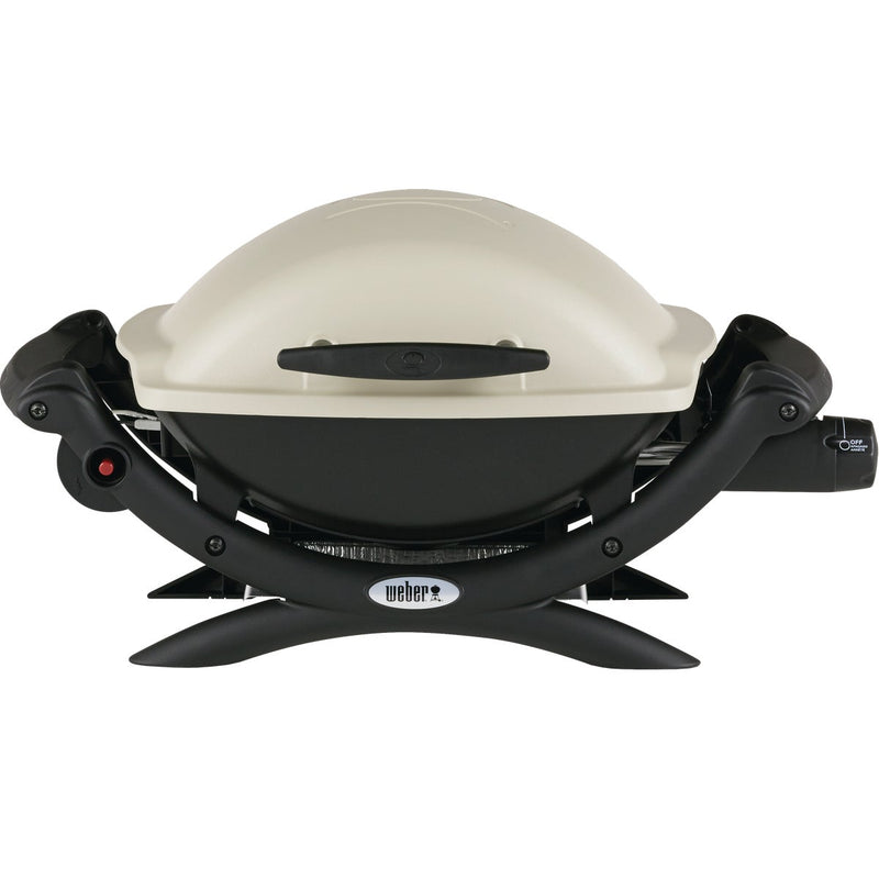 Weber Q 1000 1-Burner Silver 8,500-BTU LP Gas Grill