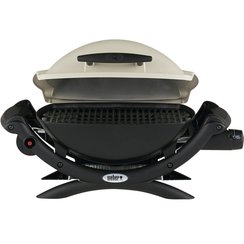 Weber Q 1000 1-Burner Silver 8,500-BTU LP Gas Grill