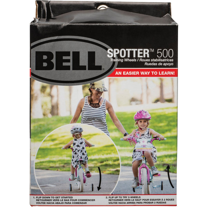 Bell Sports Spotter 600 EZ 12 In. to 20 In. White Training Wheels