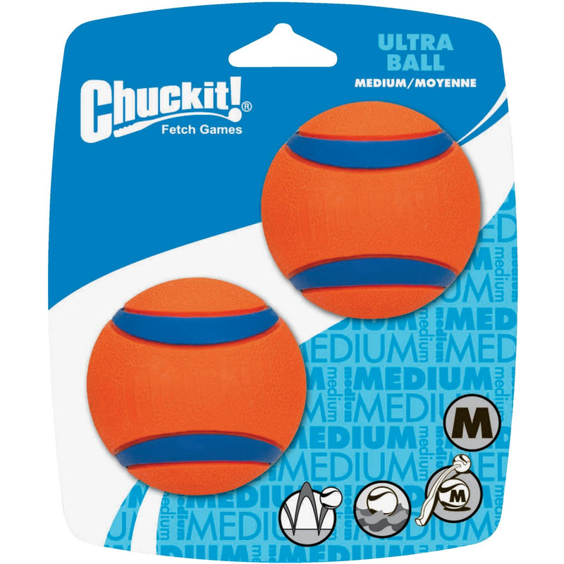 Petmate Chuckit Medium Ultra Ball Dog Toy (2-Pack)