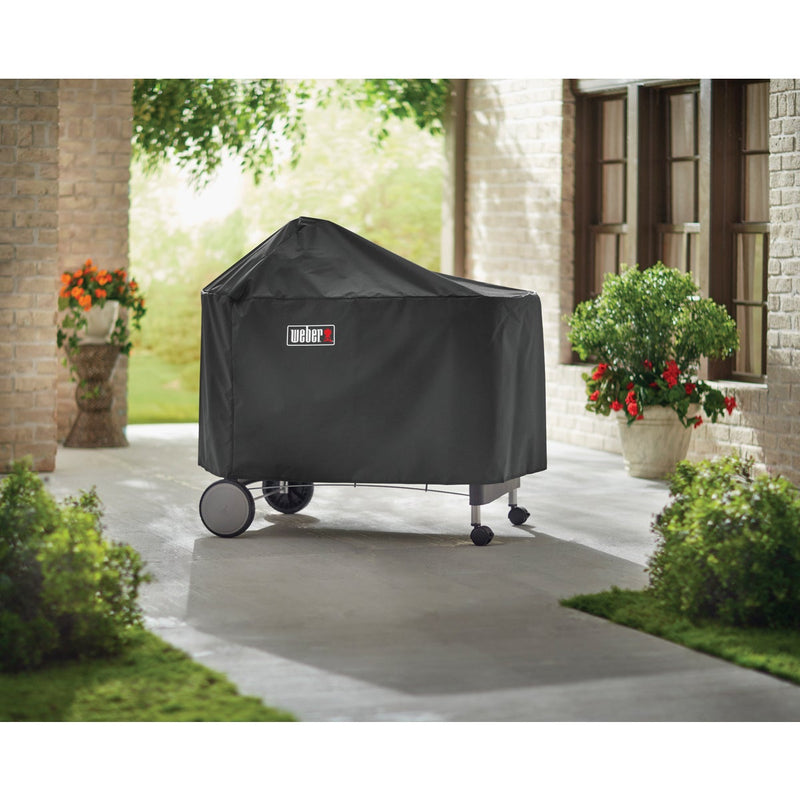 Weber Performer Premium Deluxe Black 22 In. Grill Cover