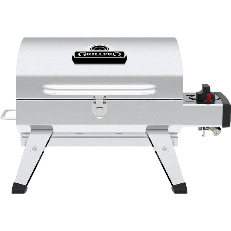 GrillPro Silver 200 Sq. In. Propane Gas Portable Grill