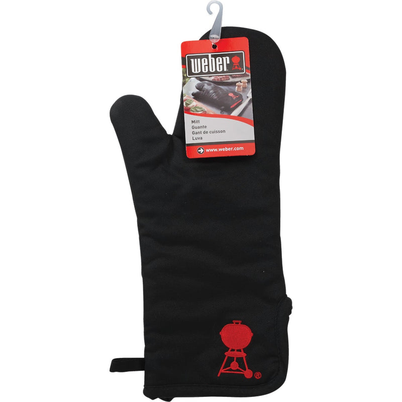 Weber 15.5 In. Black Cotton Barbeque Mitt