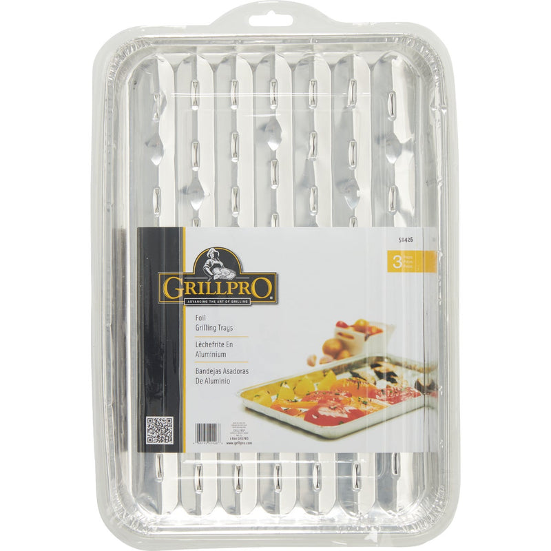 GrillPro Aluminum Grill Topper Tray