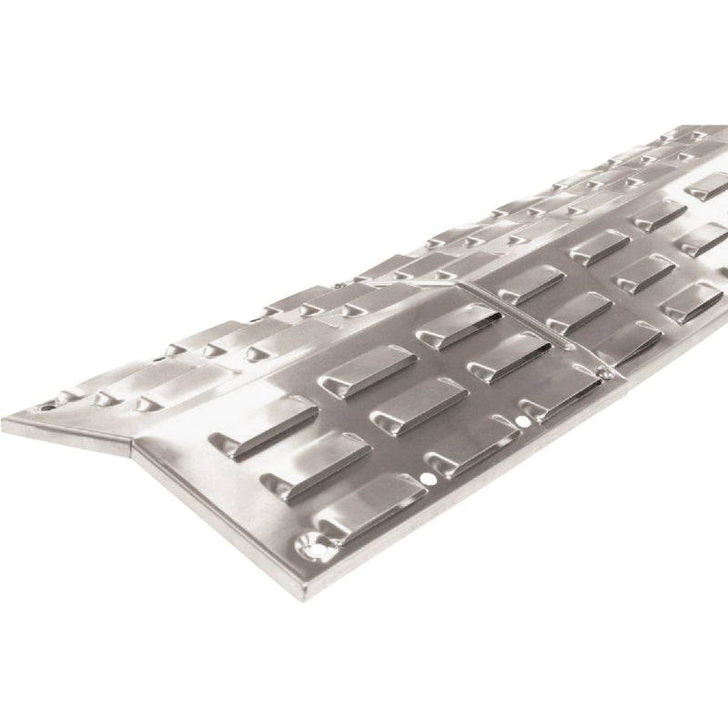 GrillPro 18.5 In. to 28.5 In. Porcelain-Coated Universal Stainless Steel Heat Plate