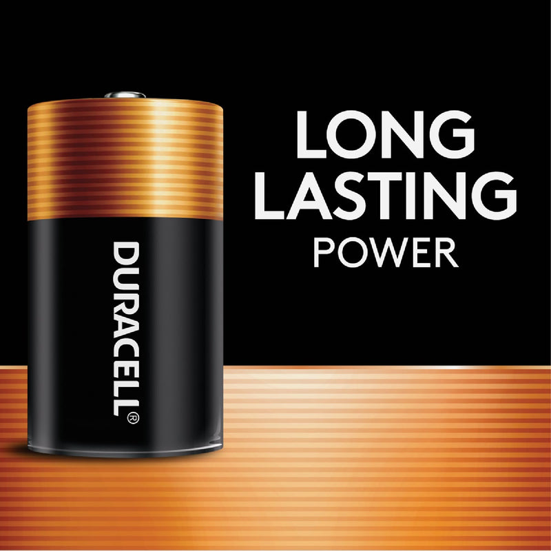 Duracell CopperTop D Alkaline Battery (4-Pack)