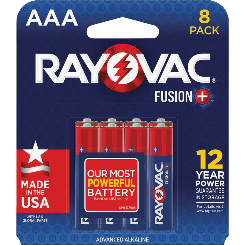 Rayovac Fusion AAA Alkaline Battery (8-Pack)