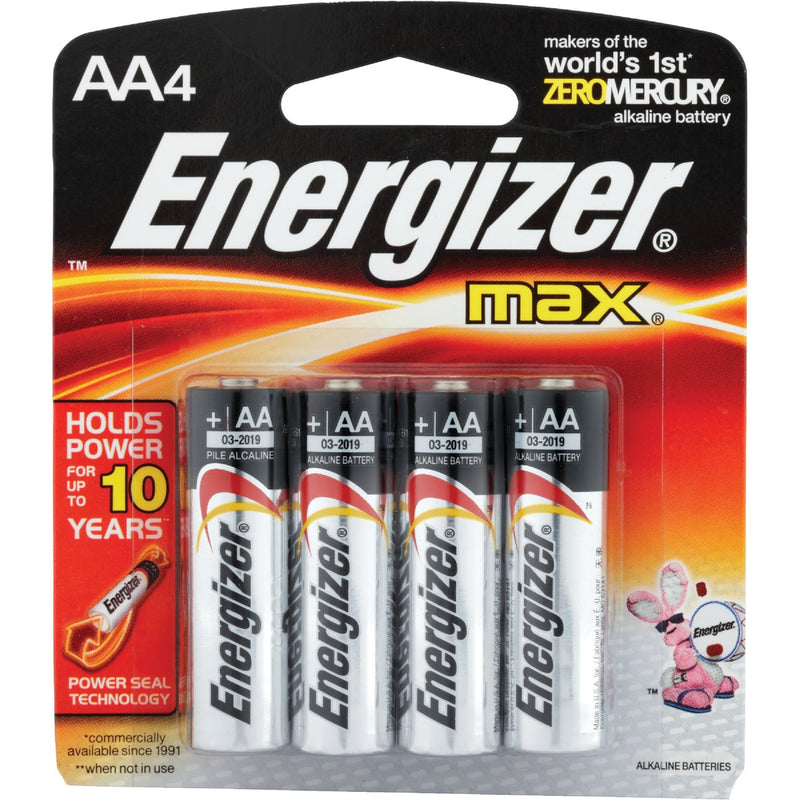 Energizer Max AA Alkaline Battery (4-Pack)