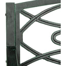 Outdoor Expressions 50.5 In. L. Green Finished Steel Scroll Bench