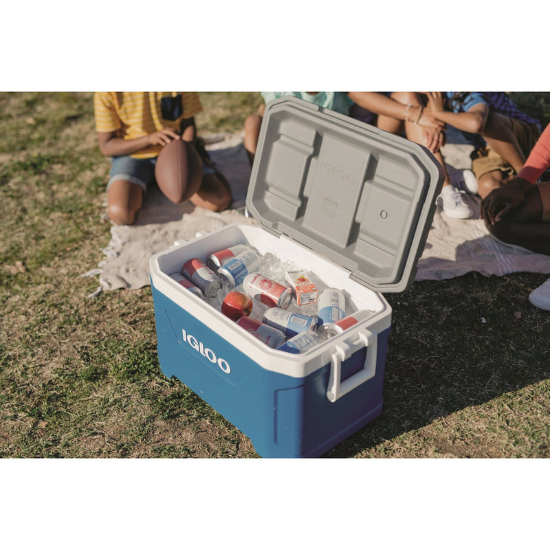 Igloo 52 Qt. Latitude Cooler, Indigo Blue & Meteorite