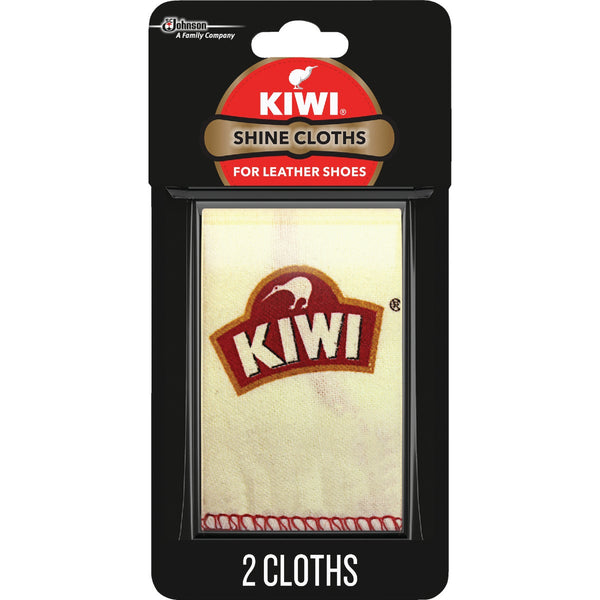 Kiwi Flannel Shoe Shine Cloth (2-Pack)