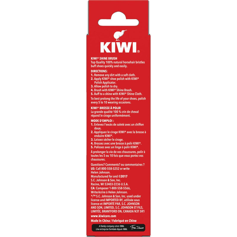 Kiwi Horse Hair Shine Brush