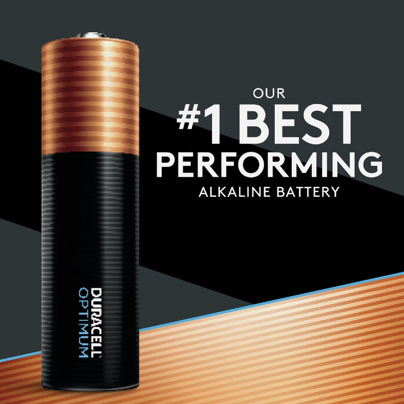 Duracell Optimum AA Alkaline Battery (4-Pack)