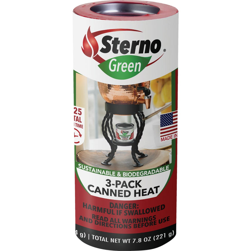 Sterno Canned Heat 2.6 Oz. Gel Canned Cooking Fuel (3-Pack)