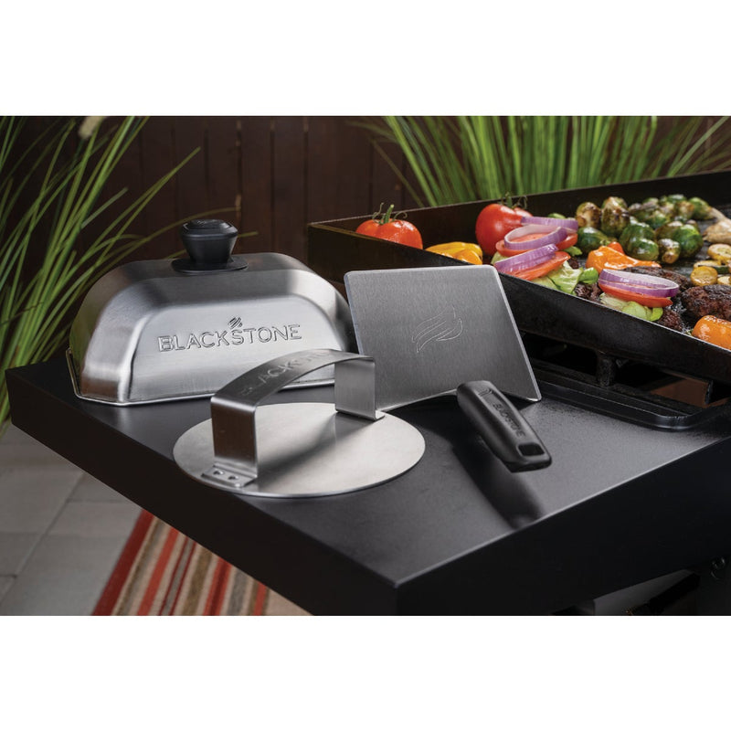 Blackstone Stainless Steel 3-Piece Burger Kit