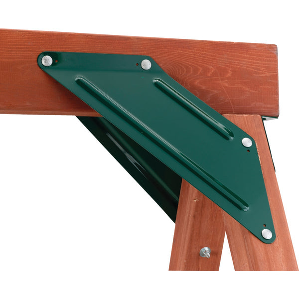 Swing N Slide EZ Frame Green Powder Coated Steel Side To Side Brace (2-Pack)