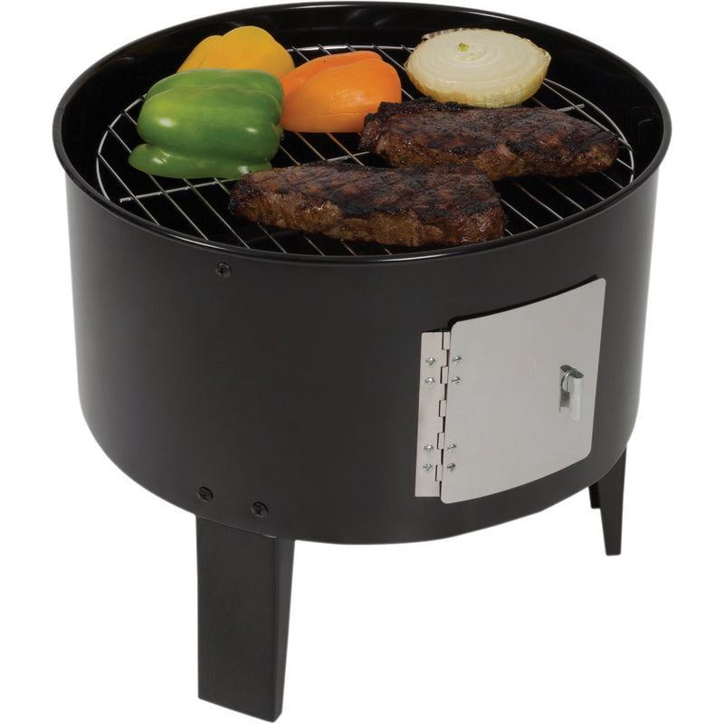 GrillPro 16 In. 400 Sq. In. Upright Traditional Water Charcoal Smoker