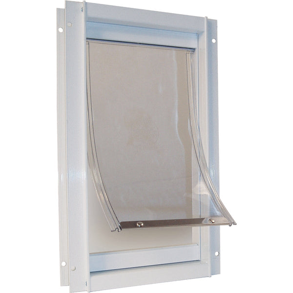 Ideal Pet 10-1/2 In. x 15 In. XL Aluminum White Pet Door