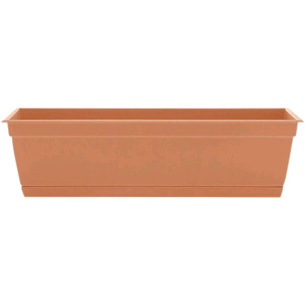 Bloem Ocean Series Dayton 27 In. W. x 9.38 In. H. Recycled Ocean Plastic Coral Deck Box