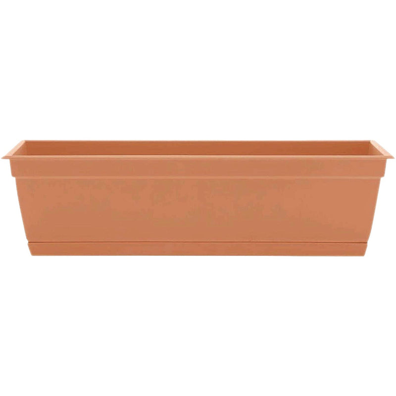 Bloem Ocean Series Dayton 27 In. W. x 9.38 In. H. Recycled Ocean Plastic Coral Deck Box