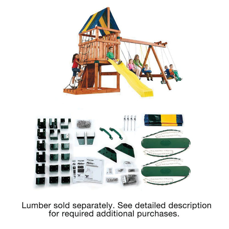 Swing N Slide Alpine Custom DIY Playset Hardware Kit (Lumber and Slide Not Included)