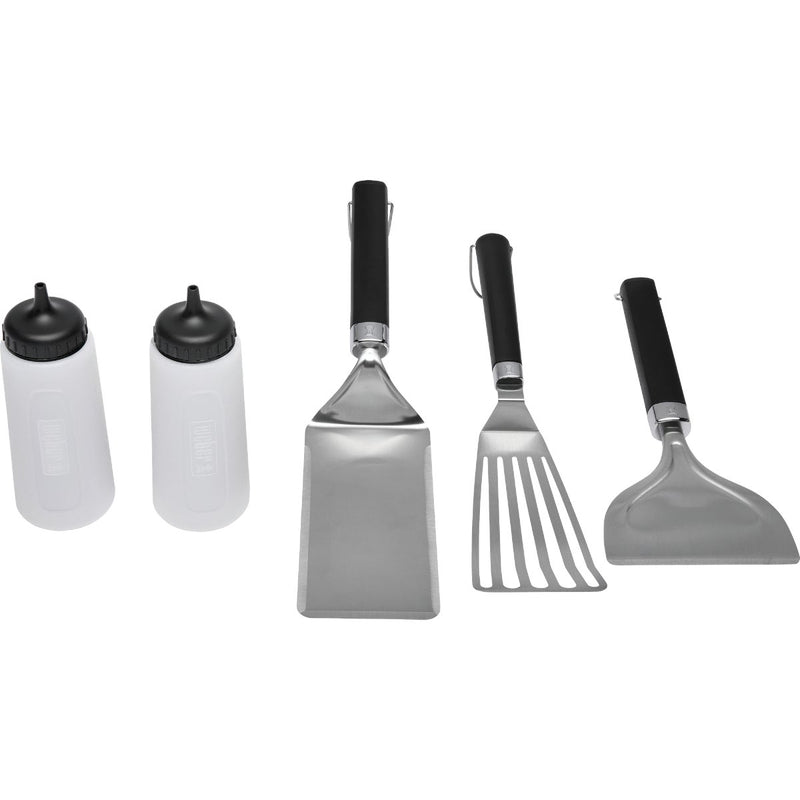 Weber 5-Piece Flat Top Griddle Tool Set