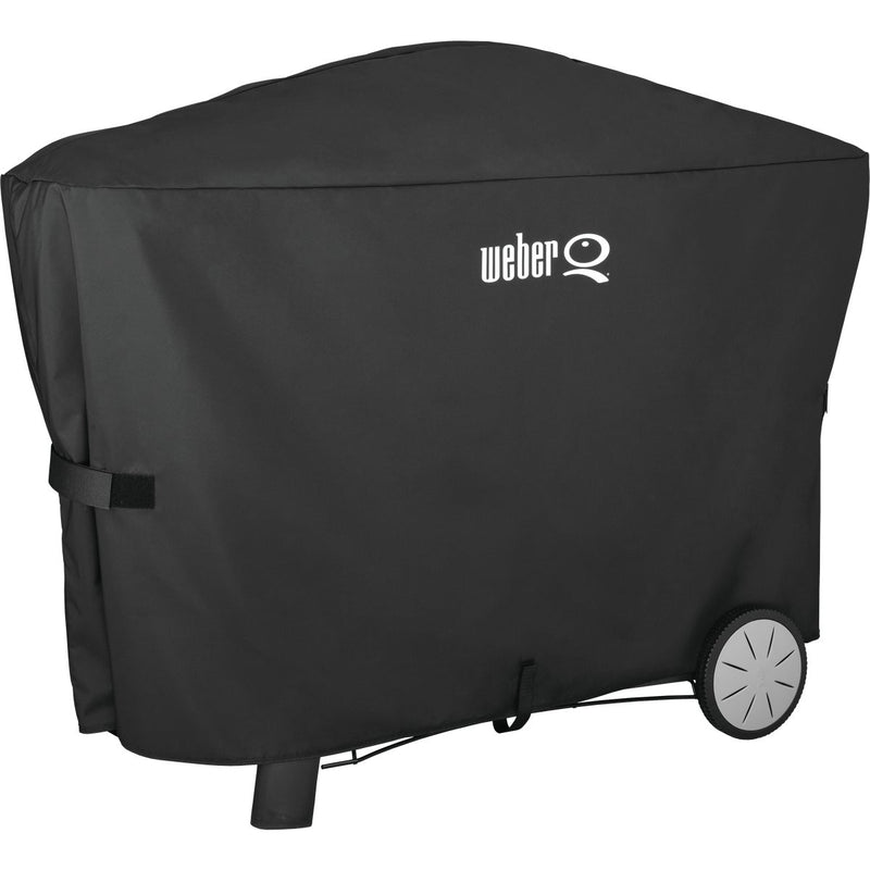 Weber Q Black Q 2000 with Q Cart & 3000 Grill Cover