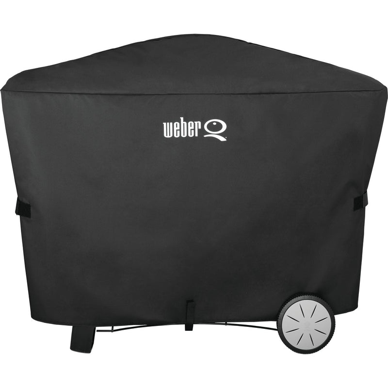 Weber Q Black Q 2000 with Q Cart & 3000 Grill Cover