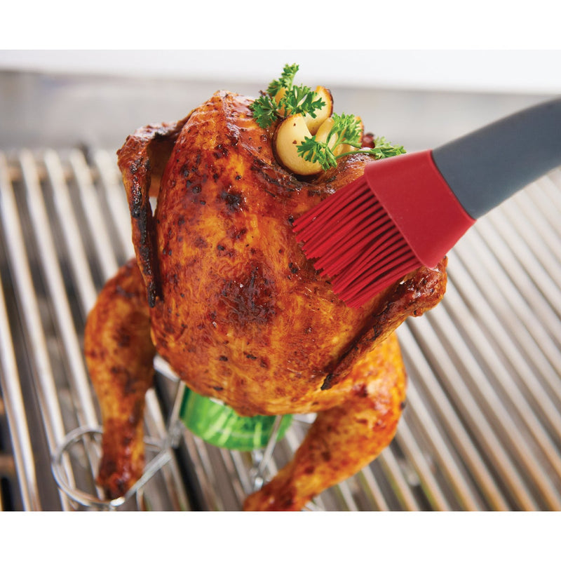 GrillPro Heavy-Duty Chrome Chicken Roaster