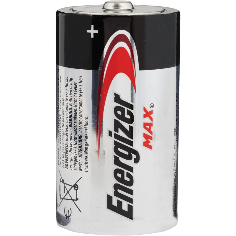 Energizer Max D Alkaline Battery (2-Pack)