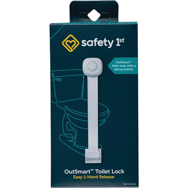 Safety 1st OutSmart White Plastic Toilet Lock