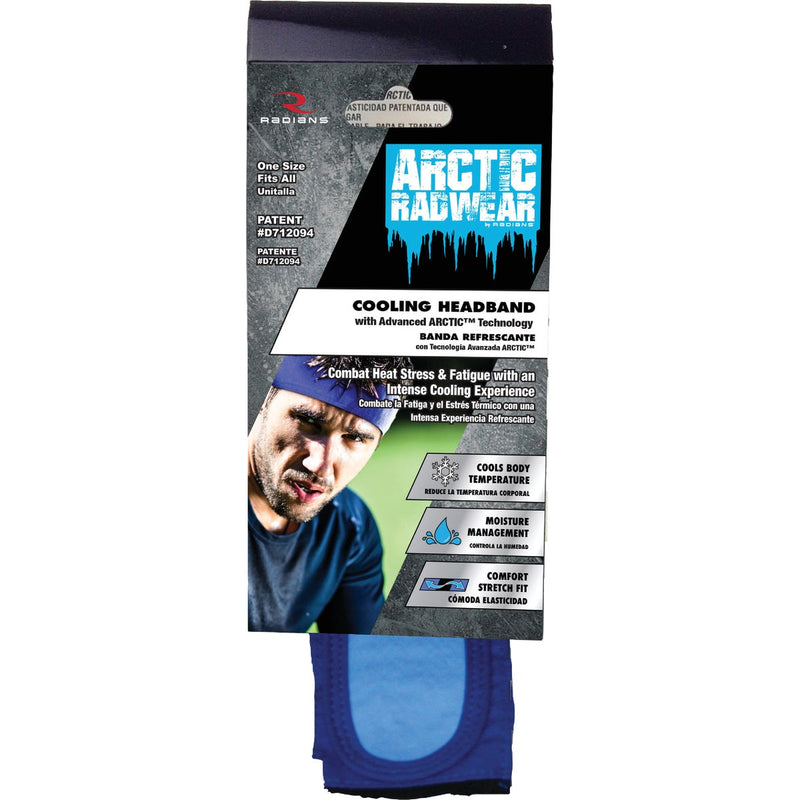 Radians Arctic Radwear Solid Blue Cooling Bandana