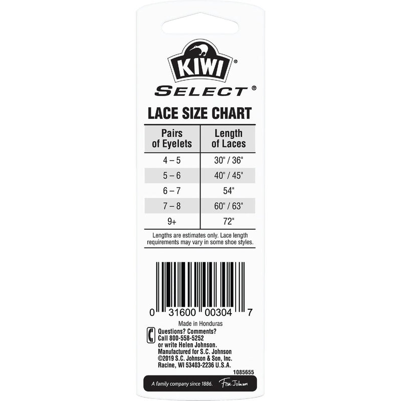 Kiwi Select Sport Oval 54 In. Athletic Laces