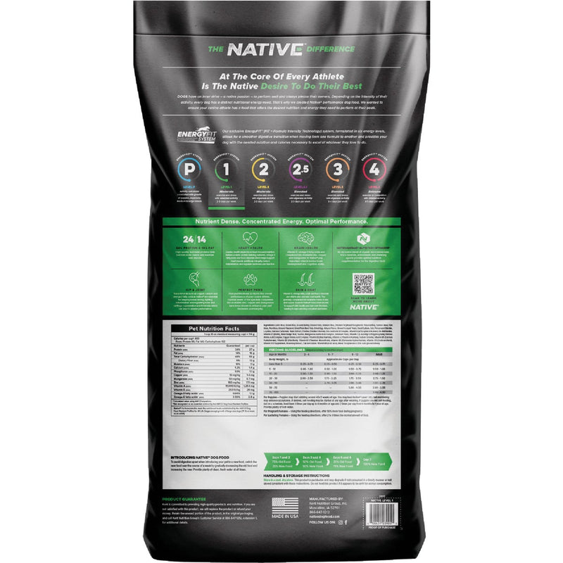 Native Level 1 Performance Nutrition 40 Lb. Dry Dog Food