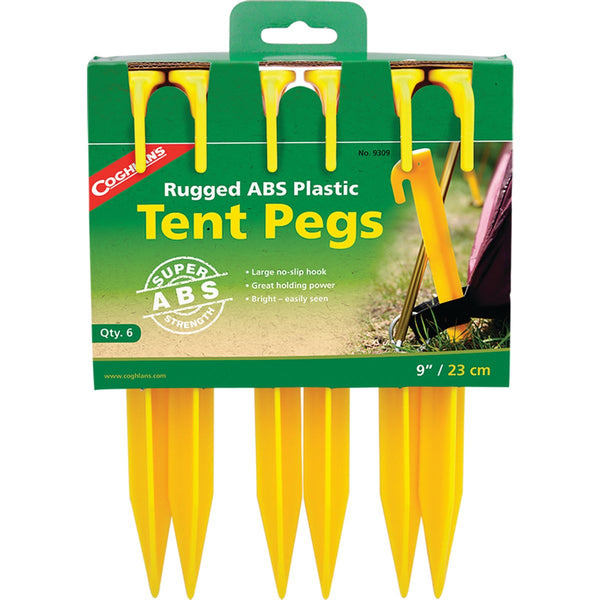 Coghlans 9 In.  Recycled Polypropylene Tent Peg (6-Pack)