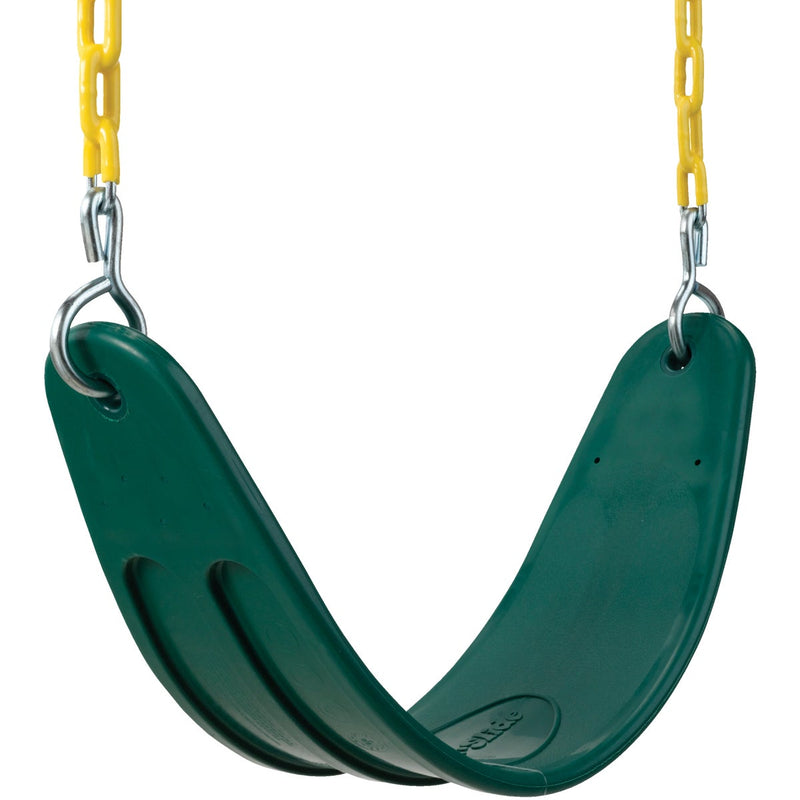 Swing N Slide Extra-Duty Belted Green Seat Swing